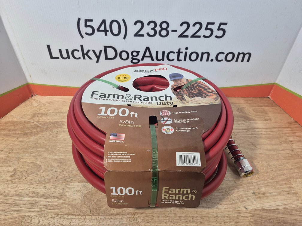 Apex Pro Farm & Ranch Duty 100ft. 5/8" Water Hose 