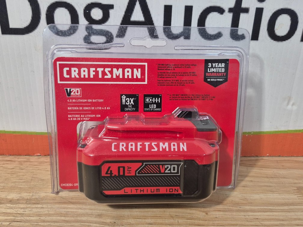 Craftsman V20 4.0 Ah Lithium Ion Battery 