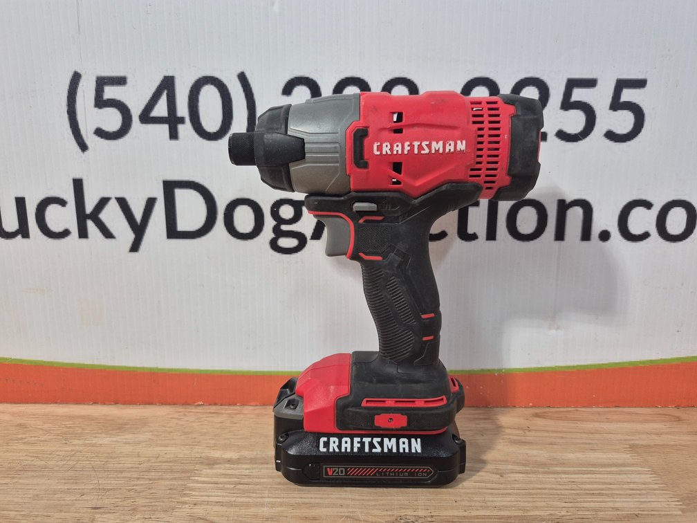 Craftsman V20 Impact Driver W/Battery (Worked When Tested No Charger)