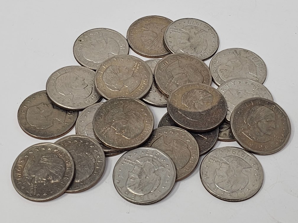 (23) Susan B Anthony Dollars - 23 Coins Included 