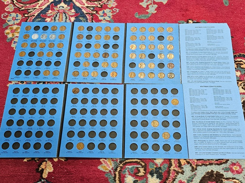Lincoln Cents - Dates Range from 1941 to 1970's 