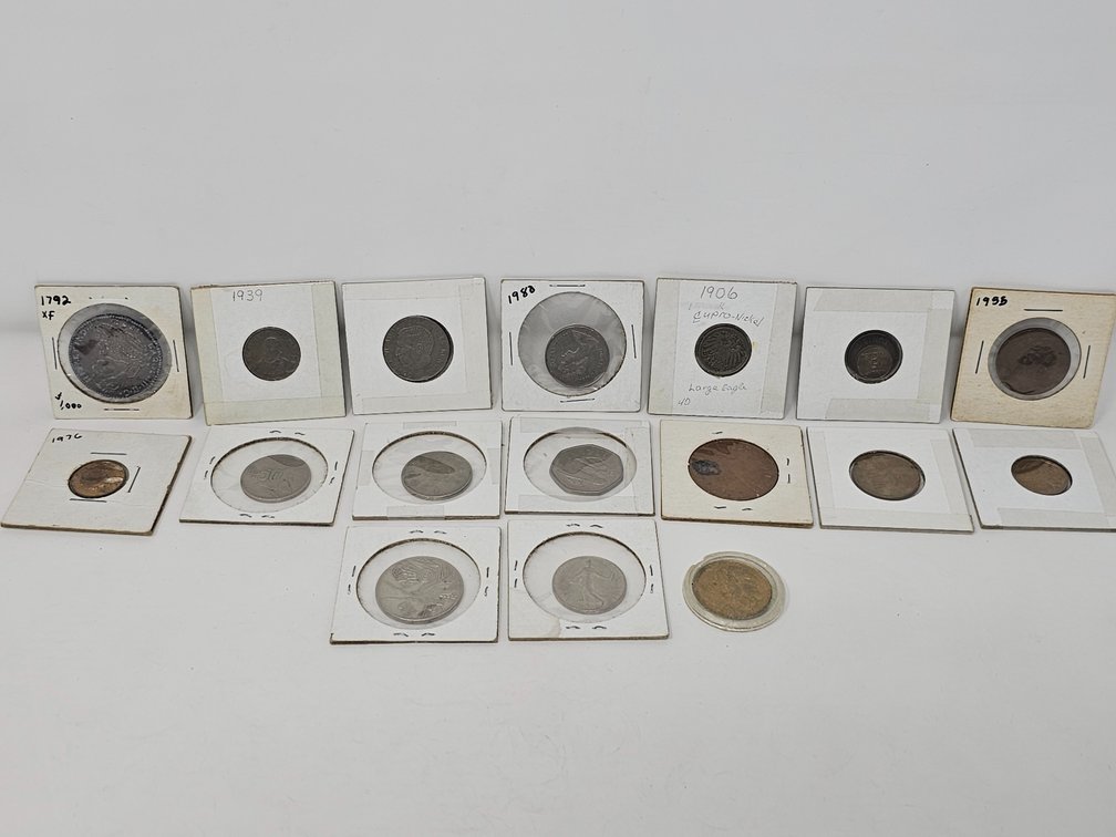 Assorted Foreign Coinage - 17 Pieces Included 