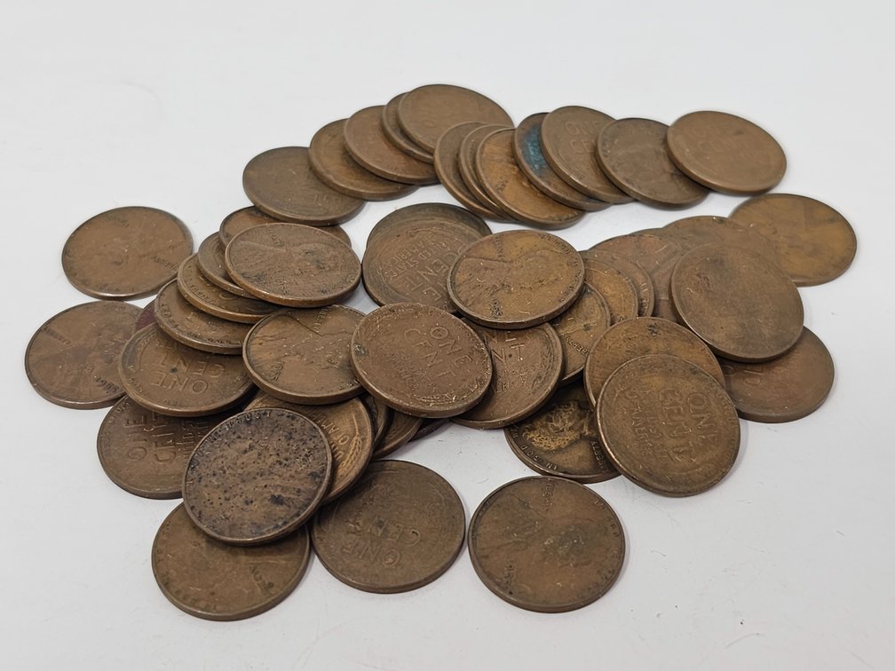 (1) Roll 1955 Wheat Cents