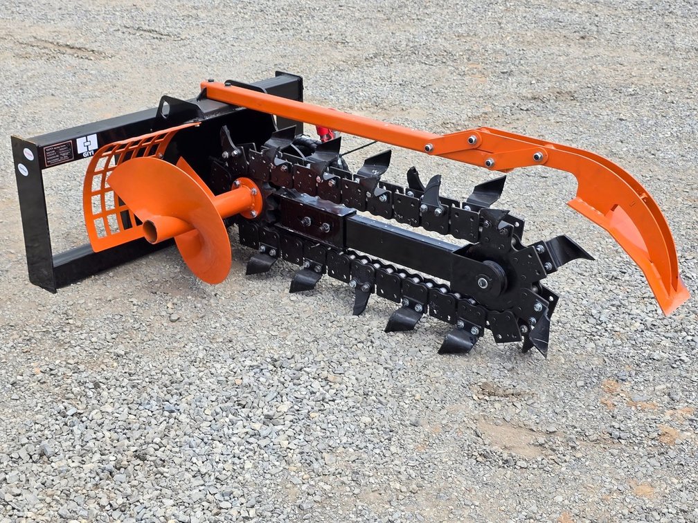 Unused GIYI Skid Steer Trencher - Skid Steer Quick Attach - GY-D39F