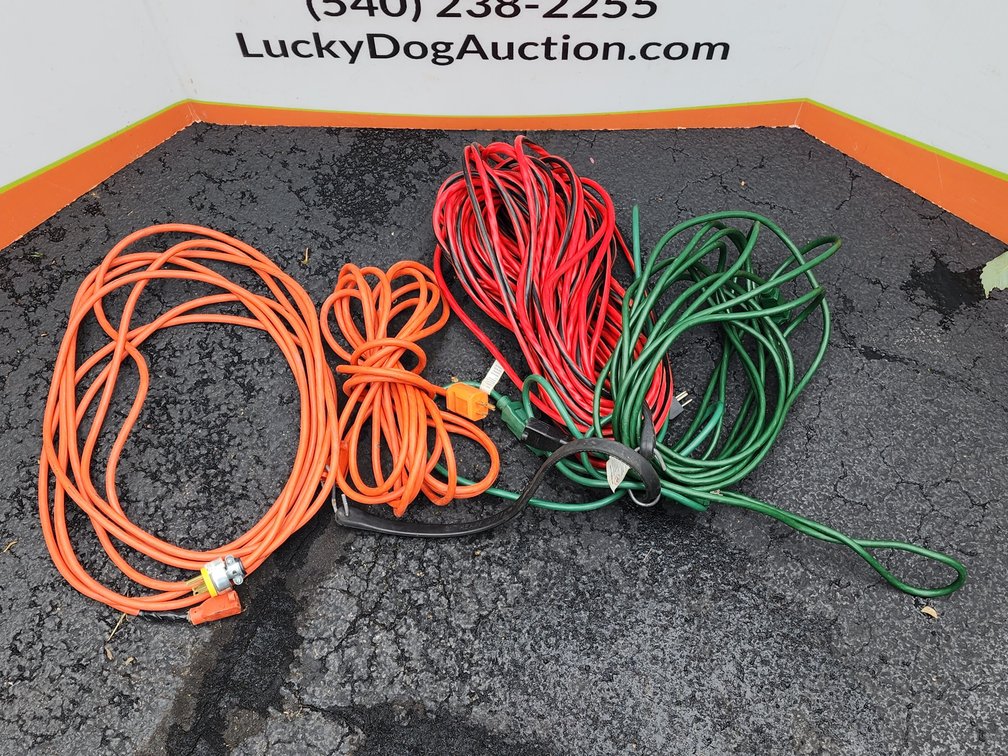(4) Extension Cords - Various Lengths