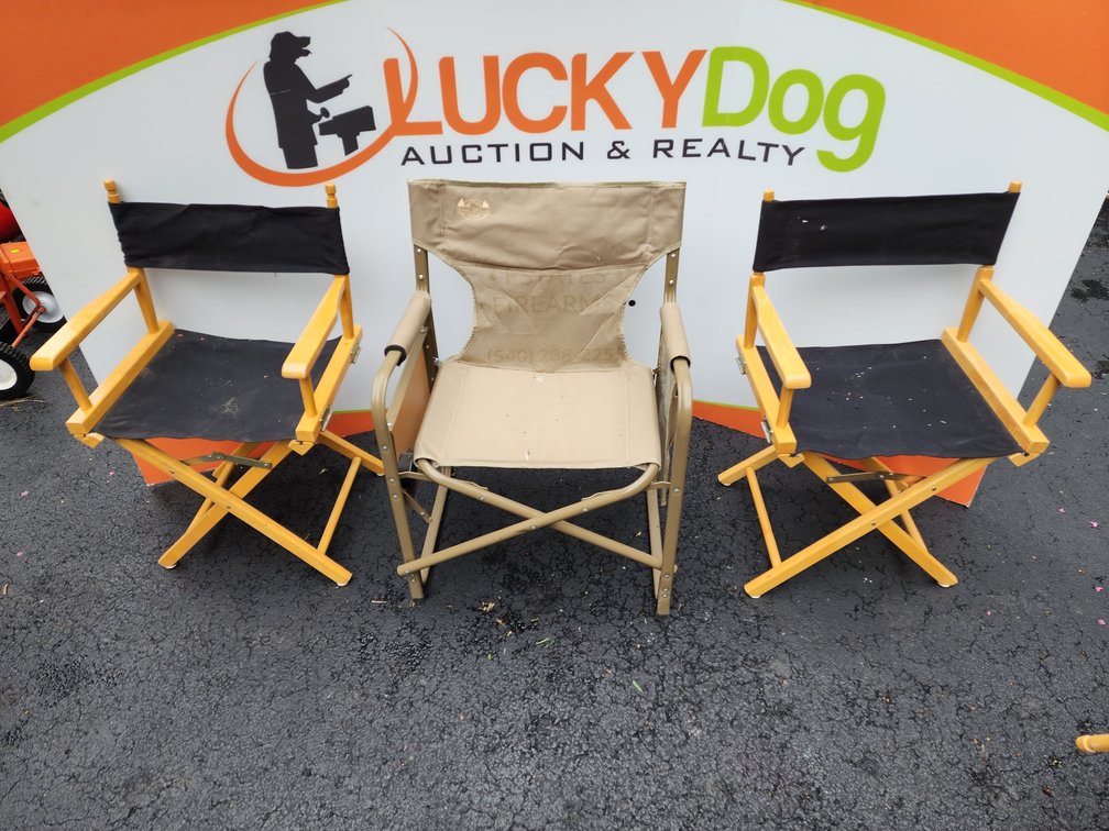 Lewis & Clark Outdoors Chair - (2) Directors Style Chairs