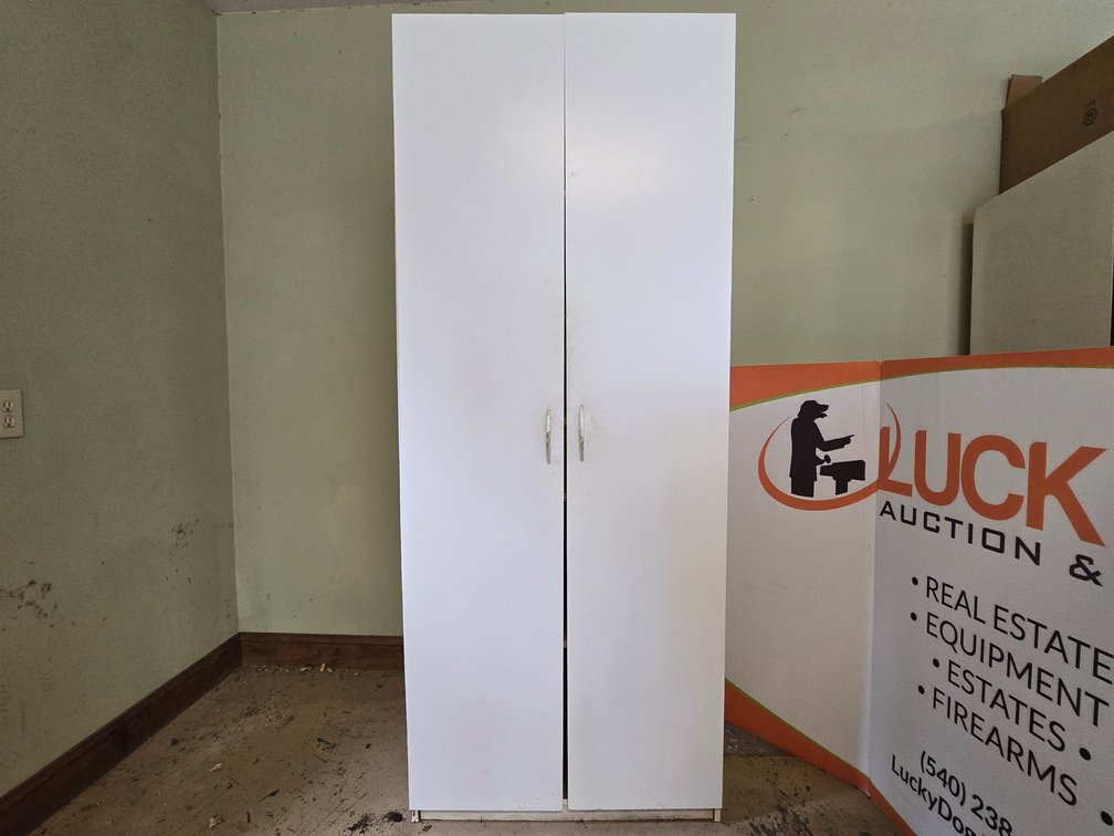 Wooden 2 Door Cabinet - 80" T x 33" W x 21" D 