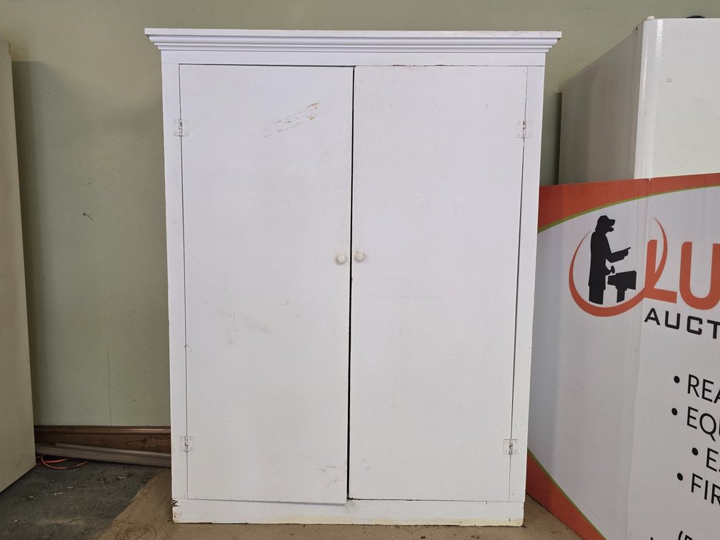 2 Door Wooden Cabinet - 67" T x 50" W x 23" D