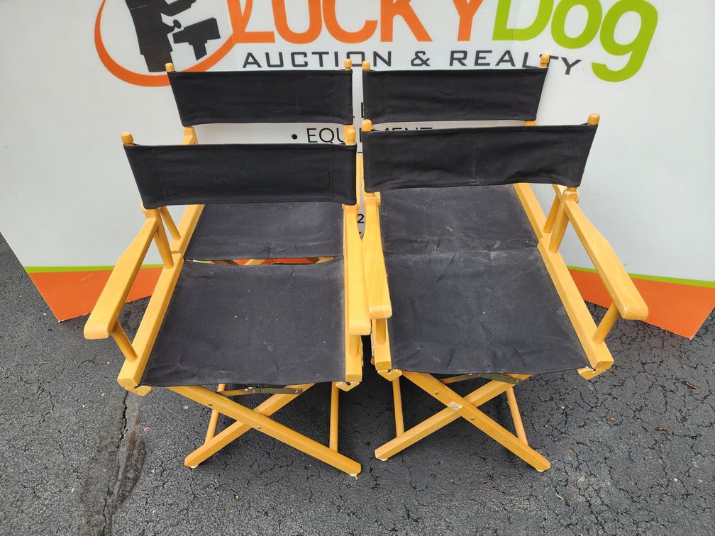 (4) Directors Style Chairs 
