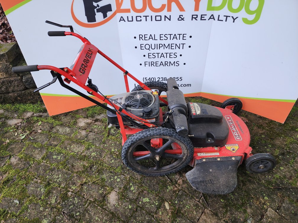 Gravely Commercial Pro 24 Self Propelled Push Mower - Briggs & Stratton 190cc Engine - Ran When Tested