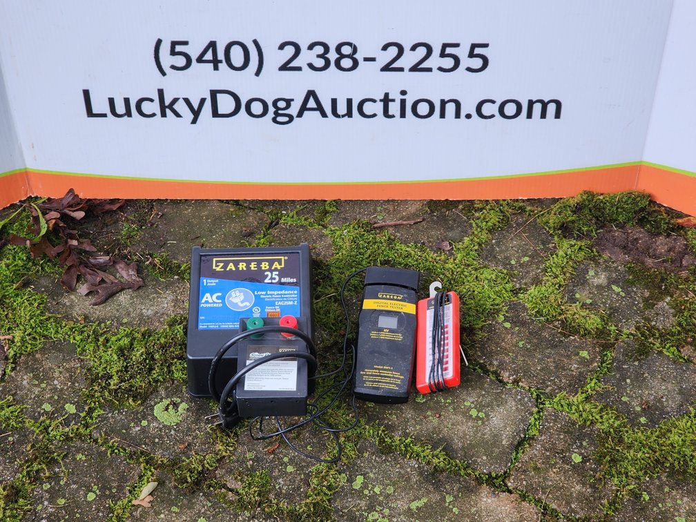Zareba 25 Mile Plug In Fence Charger - (2) Electric Fence Checkers