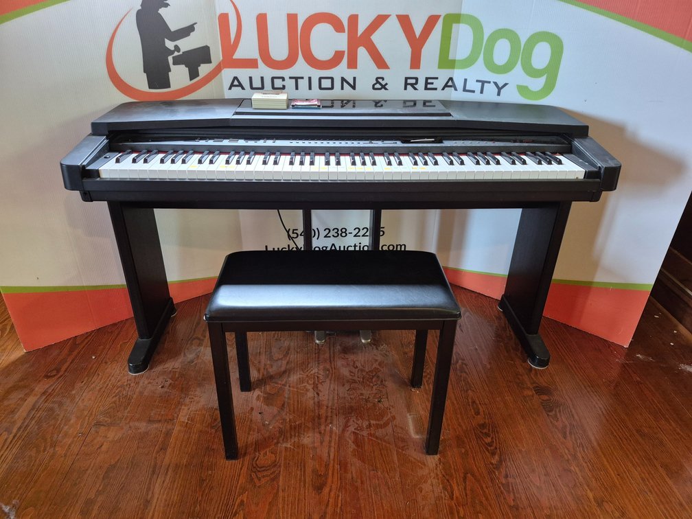 Yamaha Model PDP-500 Electric Keyboard W/Seat and Music Measures - 31.5" Tall × 55" Wide × 22" Deep (Heavy Located Upstairs Garage Bring Help To Load)