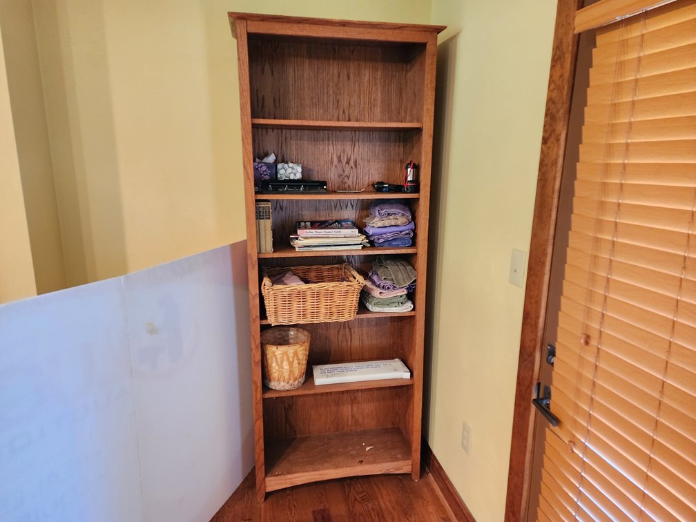 5 Tier Storage Shelf w/ Contents Measures 84" Tall x 32" Wide x 12" Deep