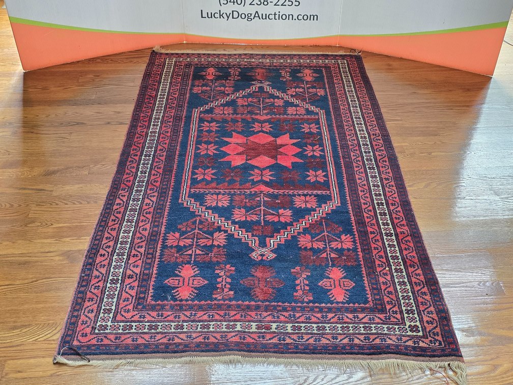 Hand Knotted Turkish Rug - 43" W x 76" L 