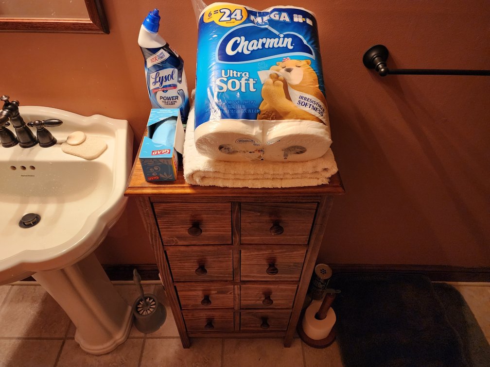 Bathroom  Cabinet w/ Contents 