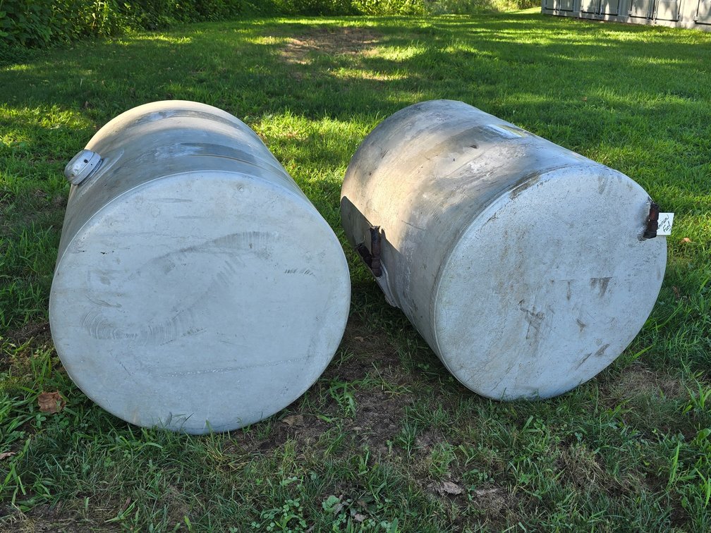 (2) 75+/- Gallon Aluminum Fuel Tanks