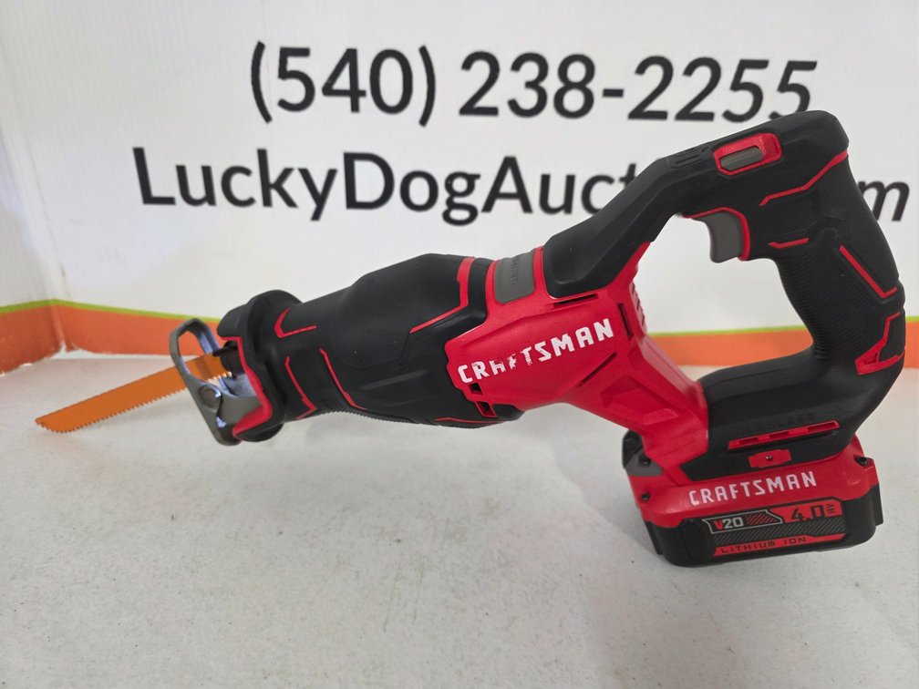 Craftsman Reciprocating Saw w/ Battery and Blade - Worked when Tested