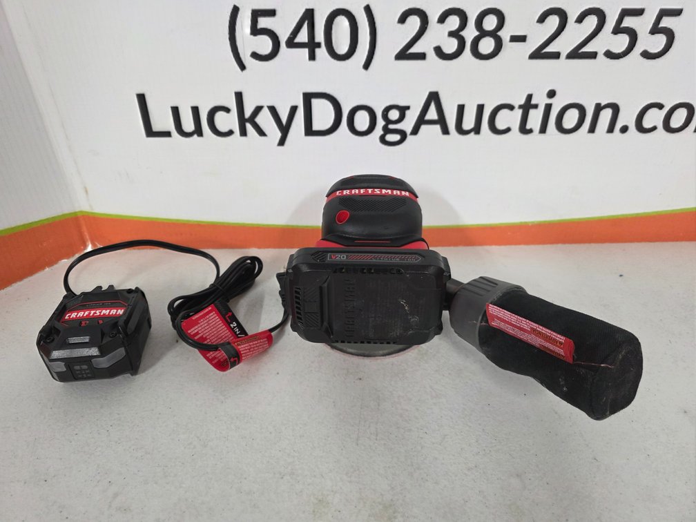 Craftsman Orbital Sander w/ Battery and Battery Charger