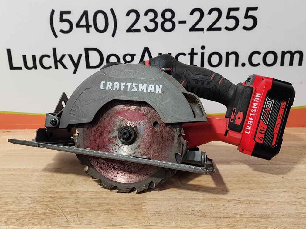 Craftsman 20 Volt Circular Saw w/ 4.0 Ah Battery 