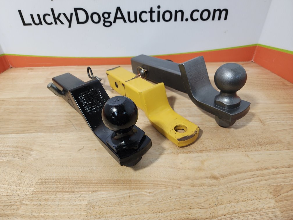 (3) Trailer Hitch Recievers (2) w/ 2 5/16" Balls 