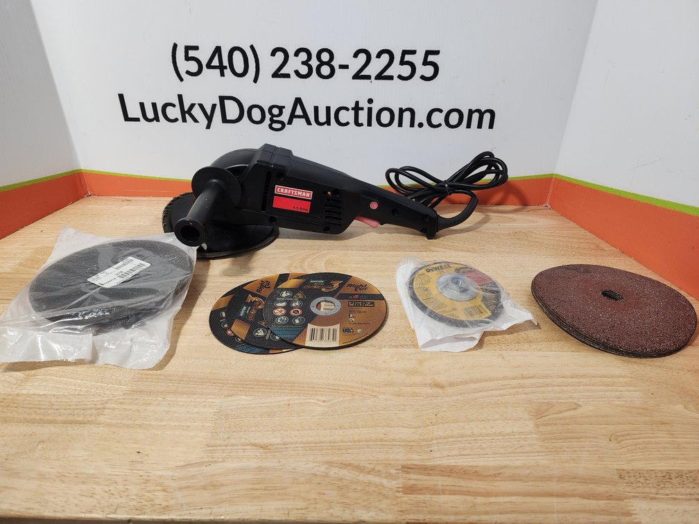 Craftsman 4.5 Amp 6" Disc Sander and Polisher w/ Accessories 