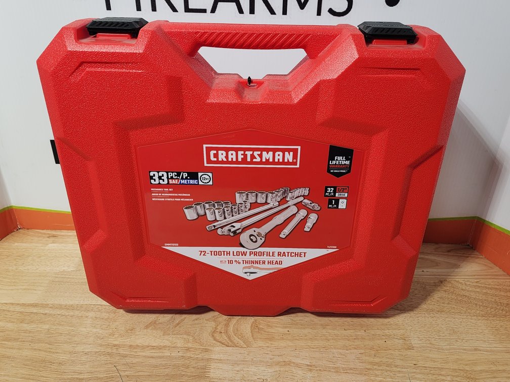 Craftsman 33 Piece 1/2" Drive Mechanics Tool Set