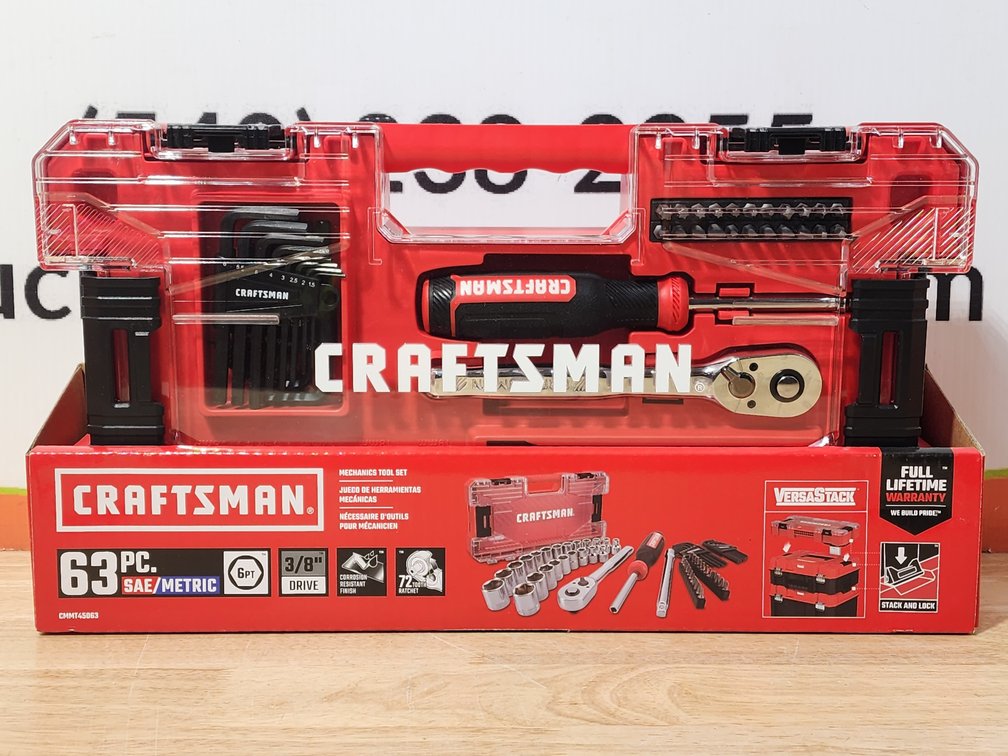 Craftsman 63 Piece 3/8" Drive Mechanics Tool Set