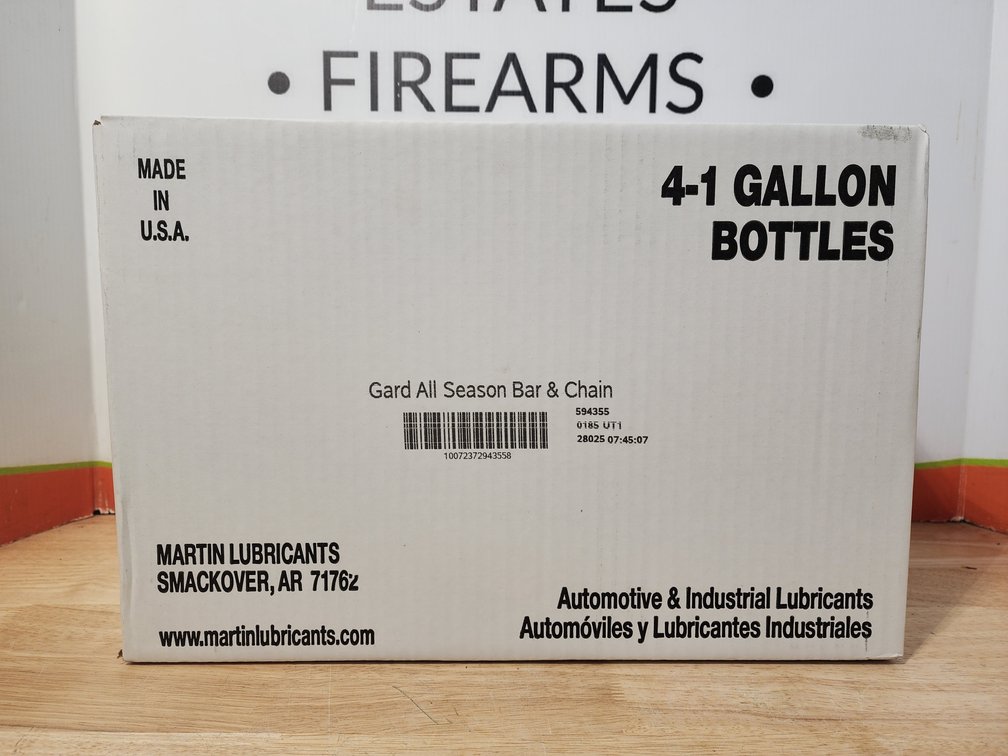Gard All Season Bar and Chain Oil (4) 1 Gallon Jugs
