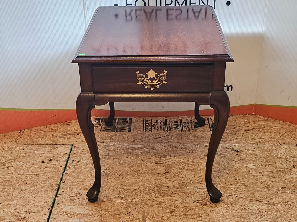 Gordon's Furniture Cherry Side Table - Measures 23" Tall x 20" Wide x 24" Deep