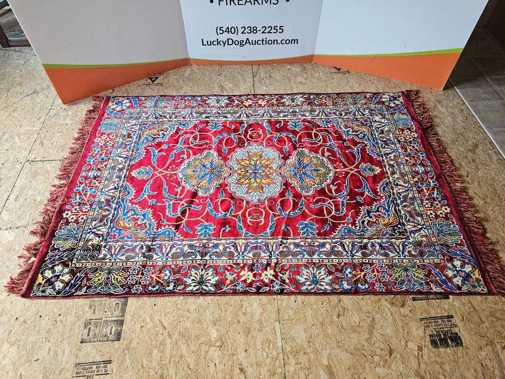 Handwoven Rug - Measures 77" x 48" 