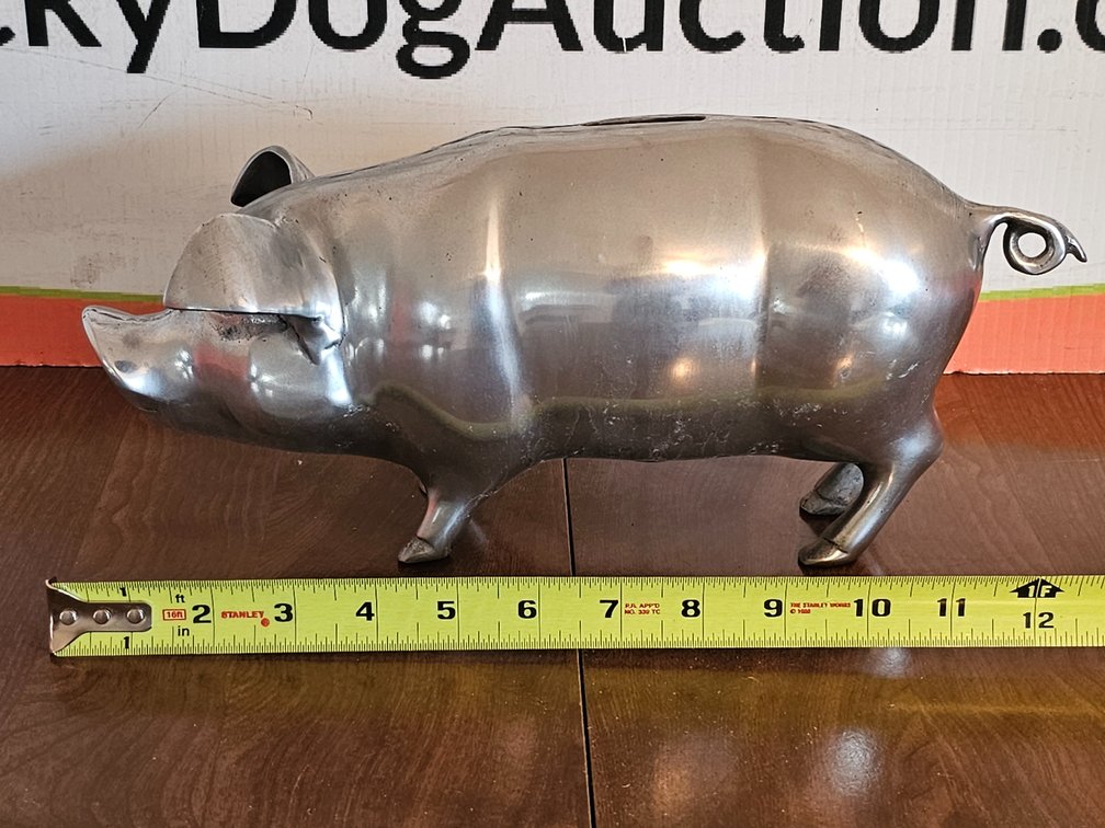 Metal Pig Coin Bank