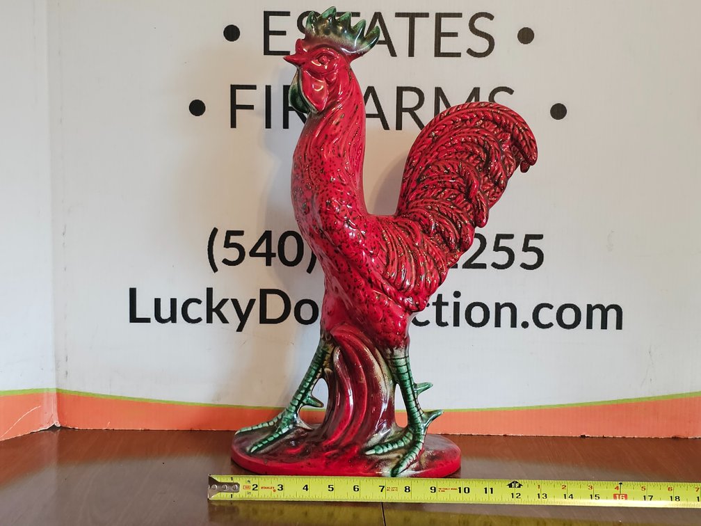 Large Royal Haegar Pottery Rooster R1762 