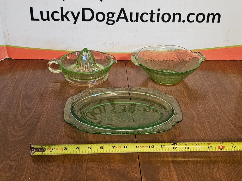 Vaseline Depression Glass