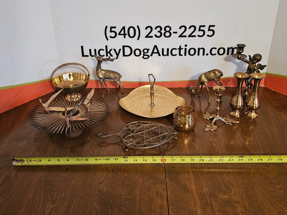Brass Decorative Items - 11 Pieces