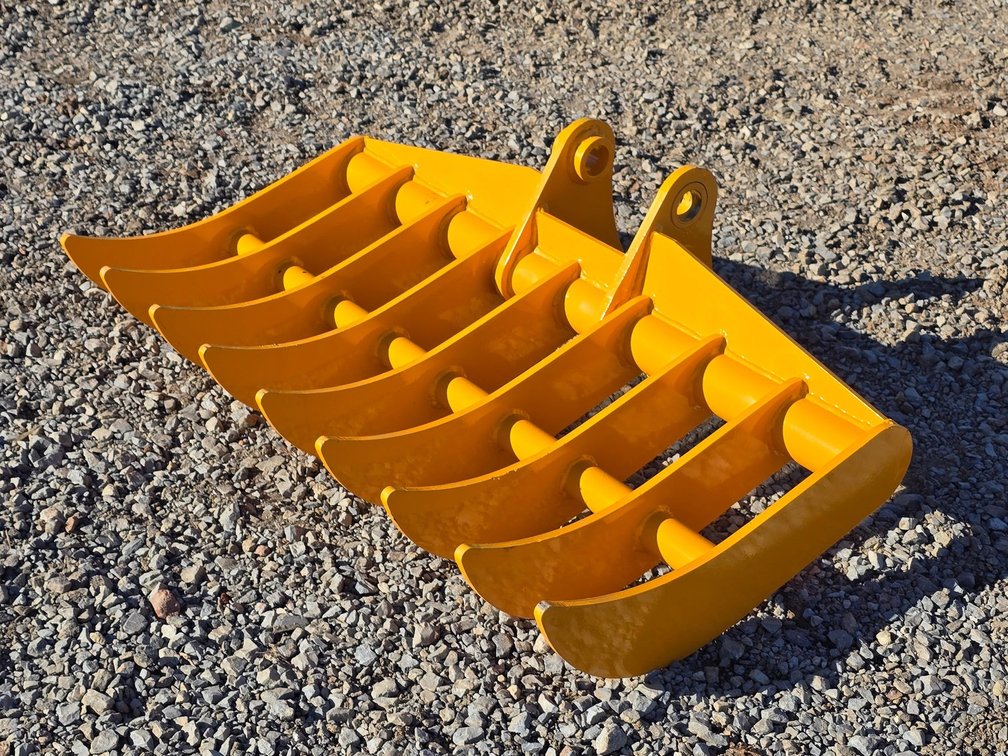 (44") Unused 44" Excavator Dense Tooth Rake - Cat 305
