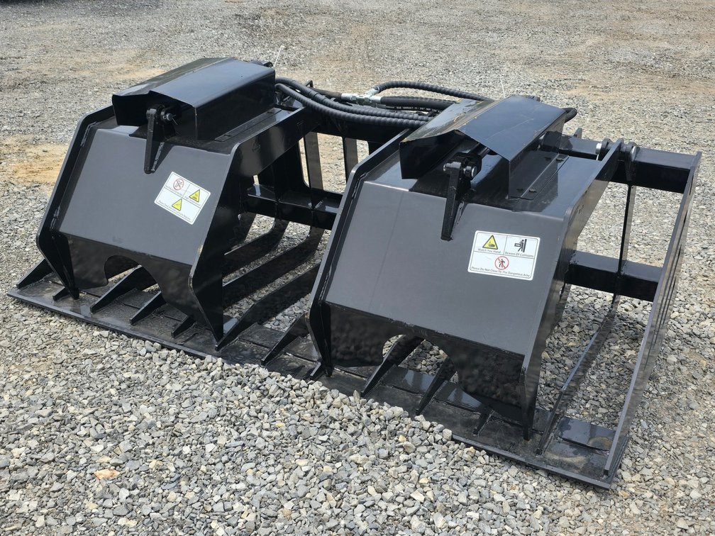 (72") Unused Skid Steer 72" Grapple - Skid Steer Quick Attach 
