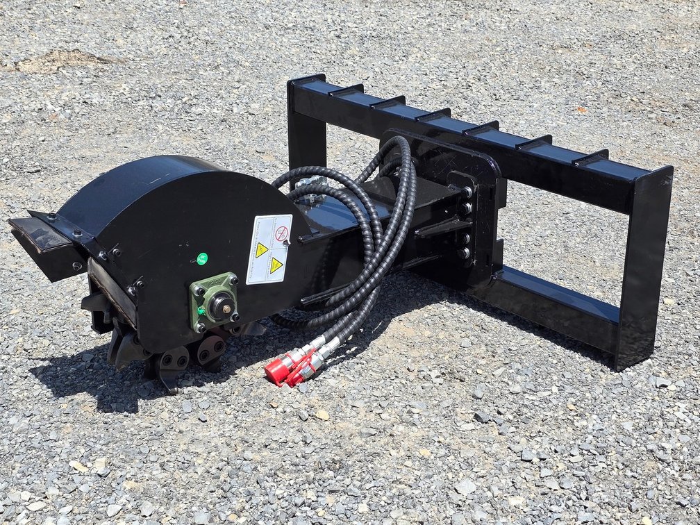 Unused Skid Steer Stump Grinder - Skid Steer Quick Attach