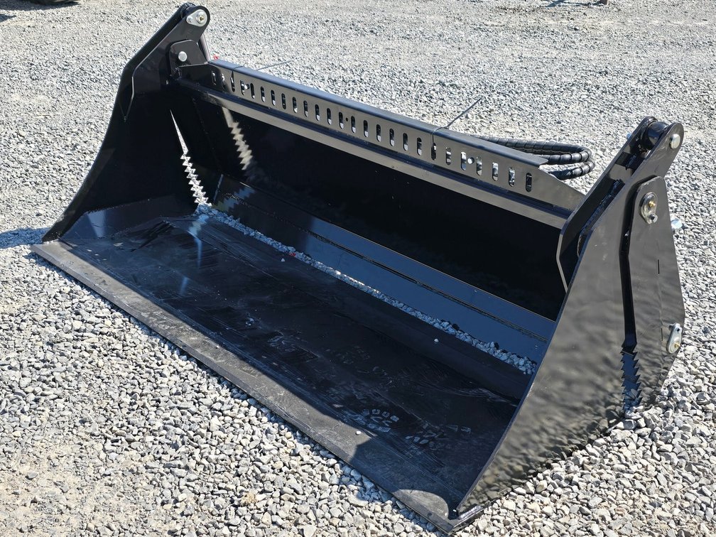 (72") Unused 72" Multi Purpose Skid Steer Bucket - Skid Steer Quick Attach 