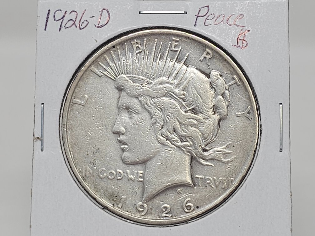 1926-D Silver Peace Dollar 