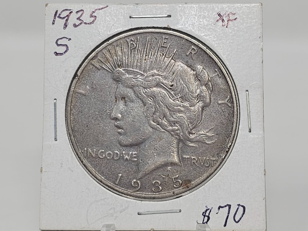 1935-S Silver Peace Dollar