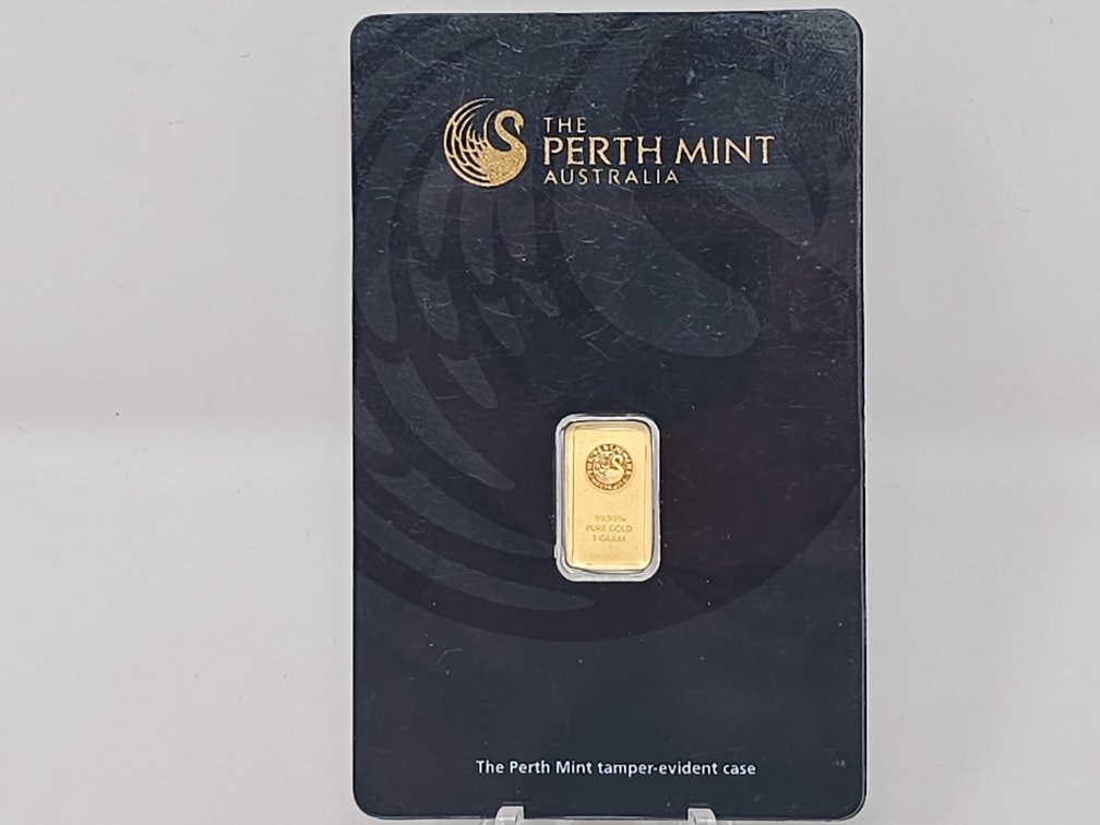 The Perth Mint 99.99% Pure Gold 1 Gram Bar