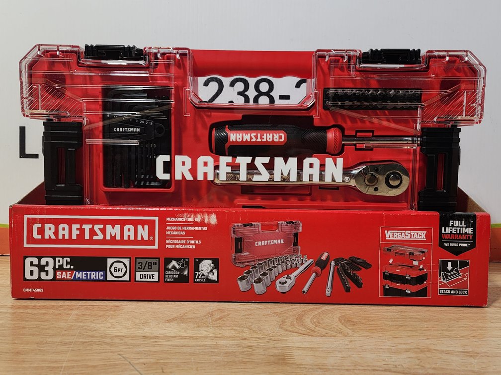 Craftsman 63 Piece 3/8" Drive Mechanics Tool Set