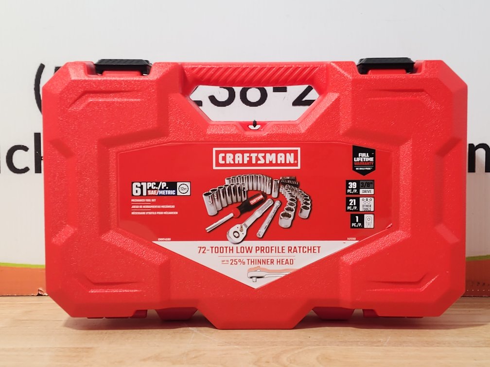 Craftsman 61 Piece 3/8" Drive Mechanics Tool Set