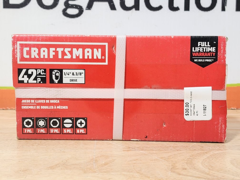 Craftsman 1/4" and 3/8" 42 Piece Bit Set 