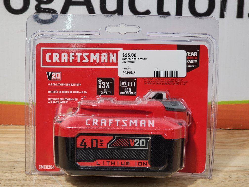 Craftsman V20 4.0ah Battery