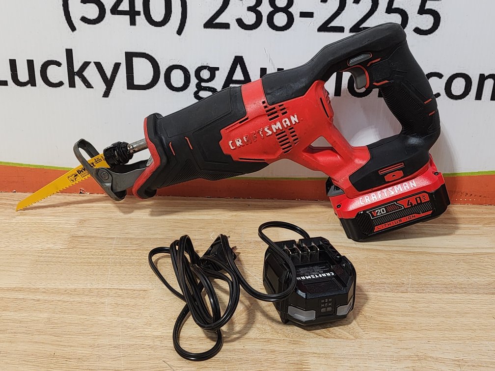 Craftsman V20 Reciprocating Saw w/ 4.0ah Battery and Charger 