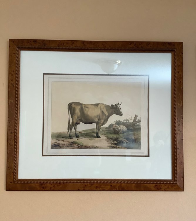 Verboeckhoven Cow & Sheep Artwork