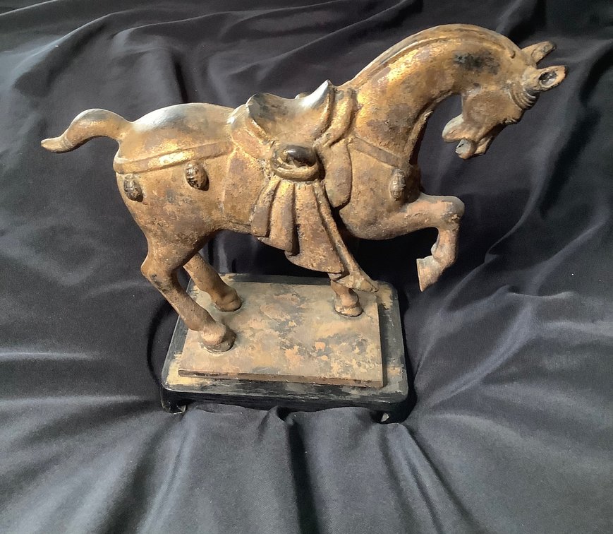 Chinese Bronze Tang Horse