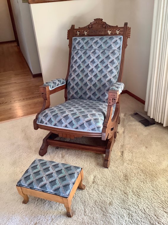 Eastlake Style Platform Rocker