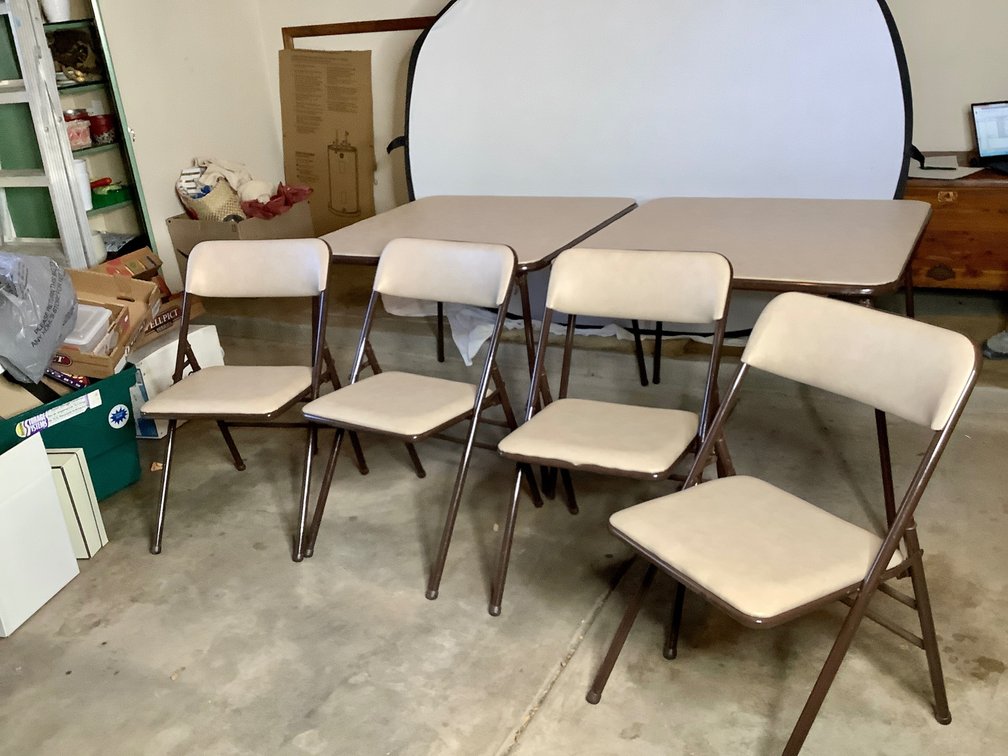 Card Tables and Chairs